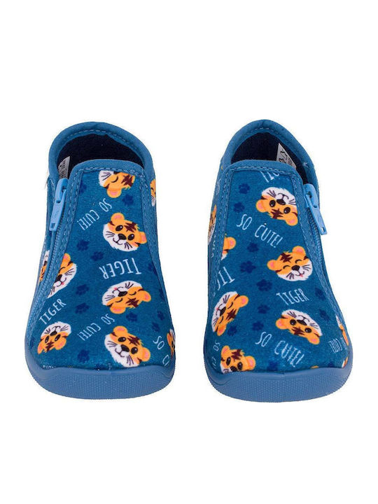 Kids Slippers Boots Blue