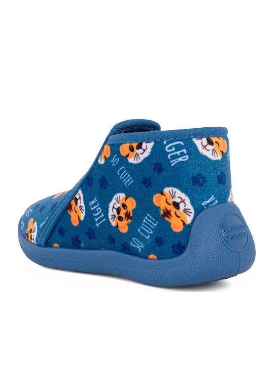 Kids Slippers Boots Blue