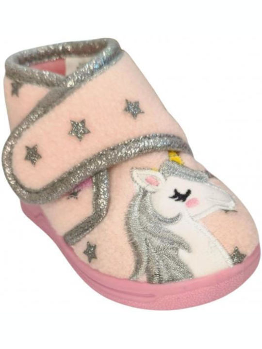 Kids Slippers Boots Pink