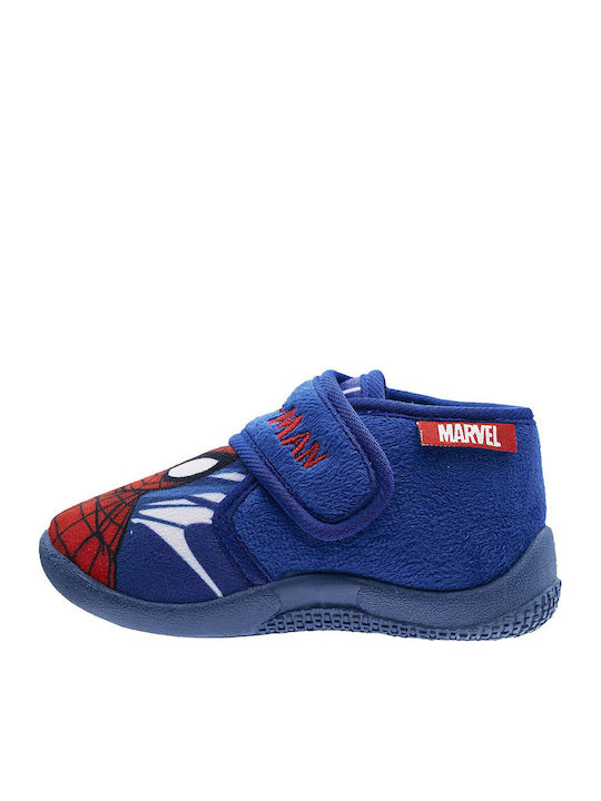 Kinderhausschuhe Stiefel Blau