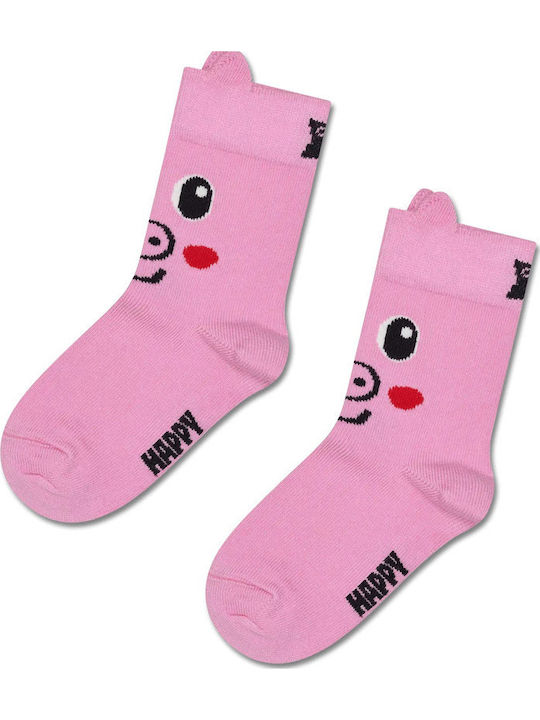 Happy Socks Παιδικές Κάλτσες Kids Μαύρο 2 Ζευγάρια