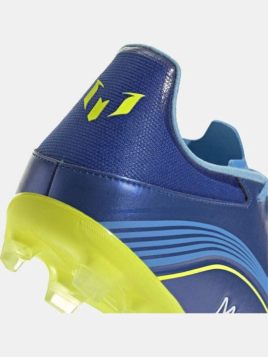 adidas F50 Messi League FG/MG Ποδοσφαιρικά Παπούτσια με Τάπες Μπλε