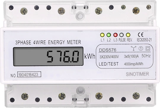 Sinotimer Instrument De Măsurare Panou Electric Digital Șină Trifazat