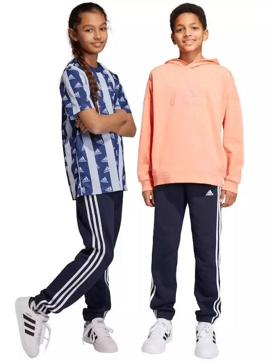 Παιδικό Παντελόνι Φόρμας Navy Μπλε Essentials 3-Stripes