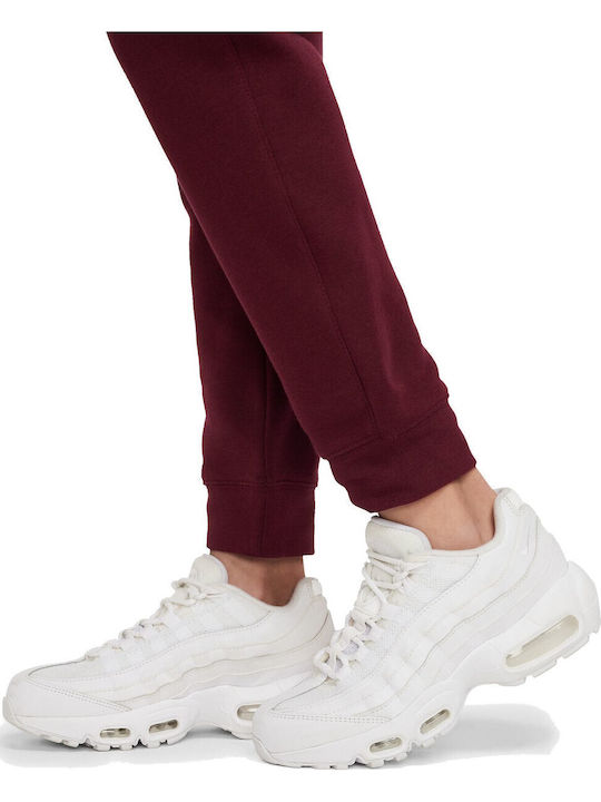 Kids Sweatpants Set Burgundy 2pcs Sportswear