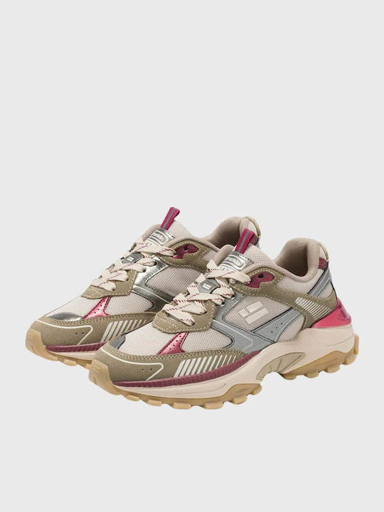 Chunky Sneakers Flame Sand / Silver