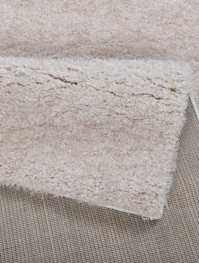Madi Fuzzio Χαλί Ορθογώνιο Shaggy L. Beige 133x190cm