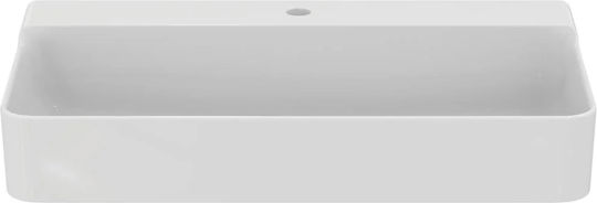Ideal Standard Επικαθήμενος Νιπτήρας Πορσελάνης 80x45x14.5cm Λευκό Γυαλιστερό