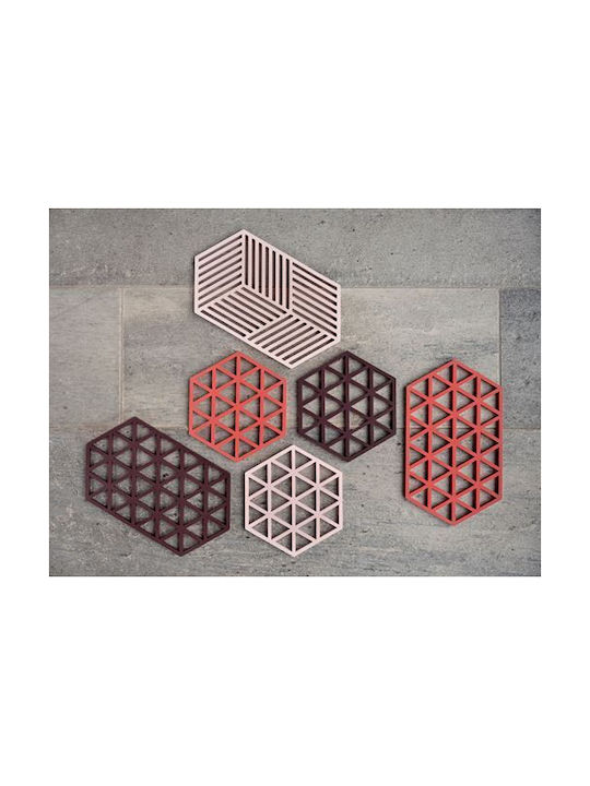 Zone Denmark Σουπλά Σιλικόνης Καφέ 16x14cm
