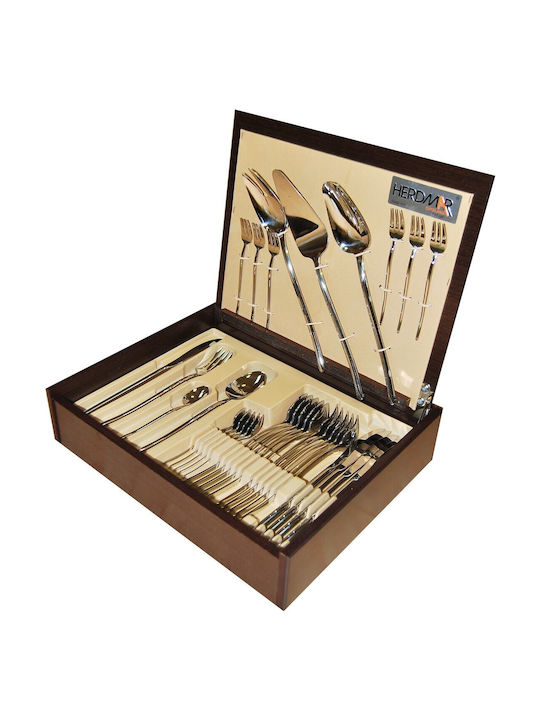 Herdmar Besteckset Silber 33Stück mit Koffer