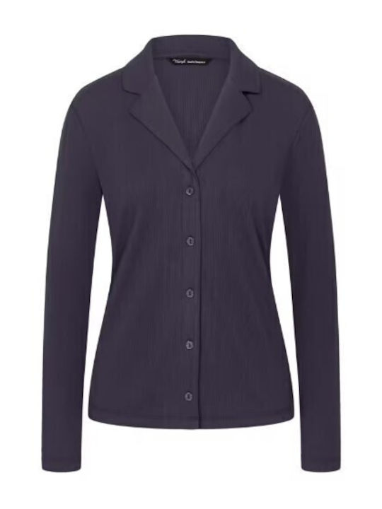 Triumph Winter Damen Pyjama-Oberteil Mελανι Mix & Match Lsl