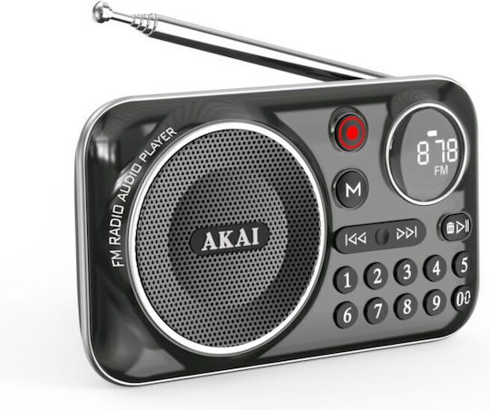 Akai Proffesional APR-500 Ραδιοφωνάκι με Bluetooth και USB Μαύρο