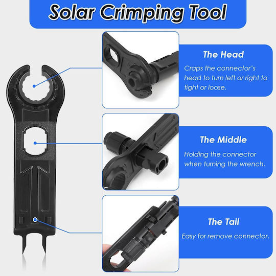 Set 10 Conectori Onuvio MC4 Accesorii Fotovoltaice Panouri Solare Masculin Feminin 1000V 45A Certificat CE RoHS Impermeabil IP67