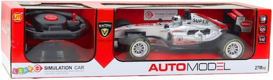 Lean Toys Remote Control Racing Радиоуправляемо Автомобил Сребрист