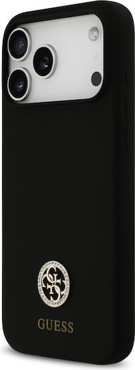Guess Back Cover Silicone Black (iPhone 17 Pro Max)