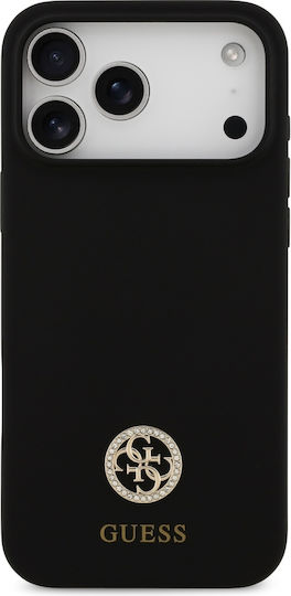 Guess Back Cover Silicone Black (iPhone 17 Pro Max)