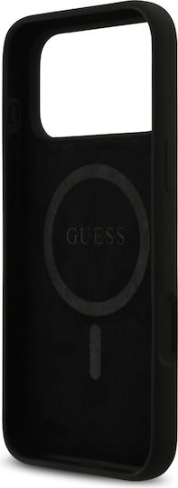 Guess Back Cover Silicone Black (iPhone 17 Pro Max)
