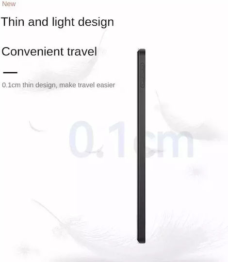 Husă Ultra Slim Pentru Honor MagicPad 3 13.3" 2025 Silicon TPU Smart Cover Neagră