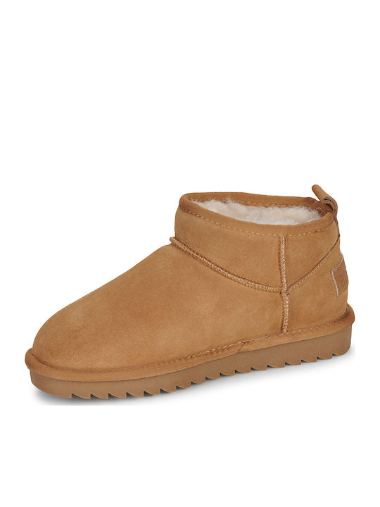 Stiefeletten Damen Tan