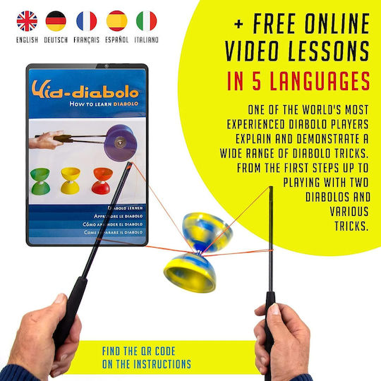 Juggle Dream Diabolo Jester (Various Designs/Assortment of Designs) 1pc
