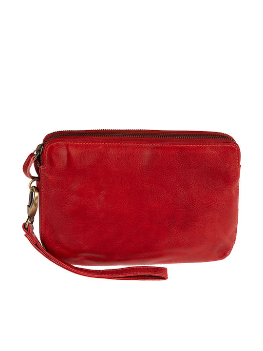 Leather Men's Bag Shoulder / Crossbody Red