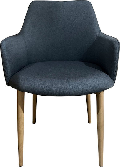 Luzia Scaune Sala de mese Grey/Natural 1buc 57x60x78buc