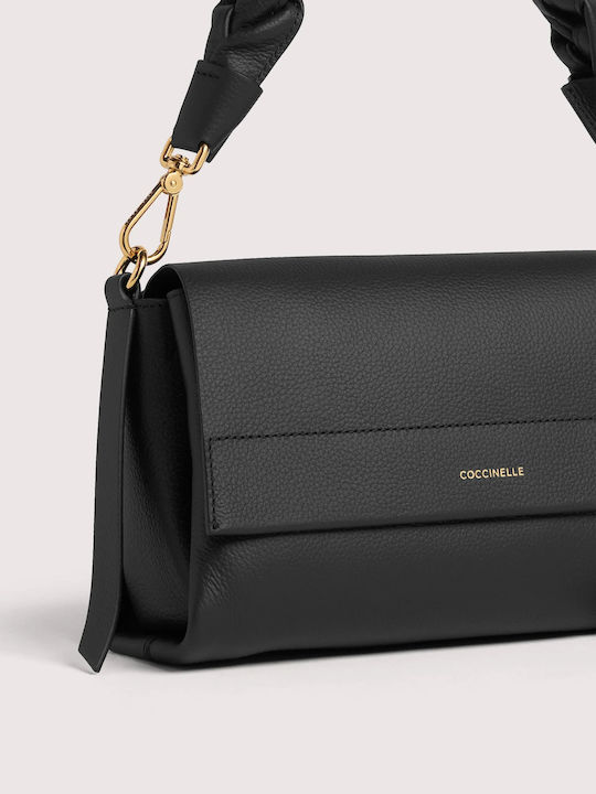 Boheme De piele Geantă de damă Crossbody Neagră