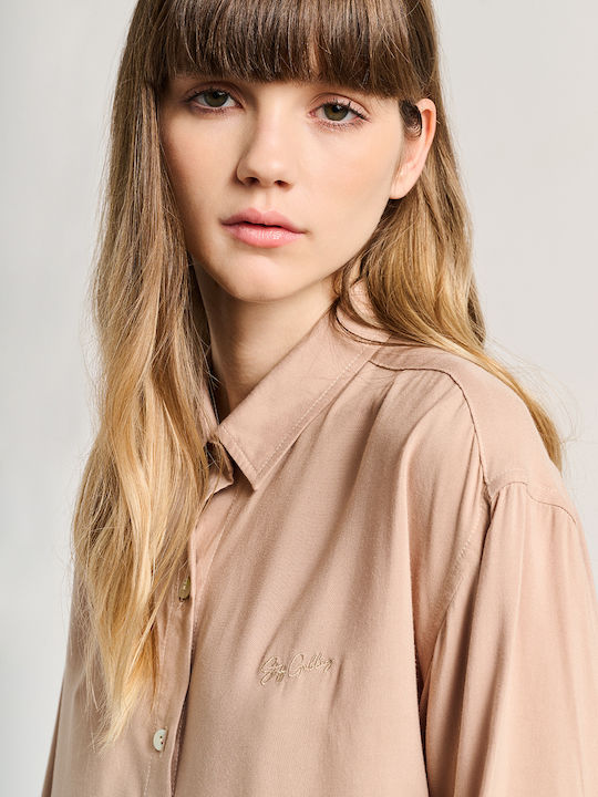 Lina Women's Long Sleeve Shirt Light Beige