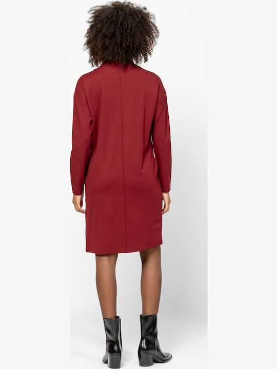 Mini Dress Burgundy