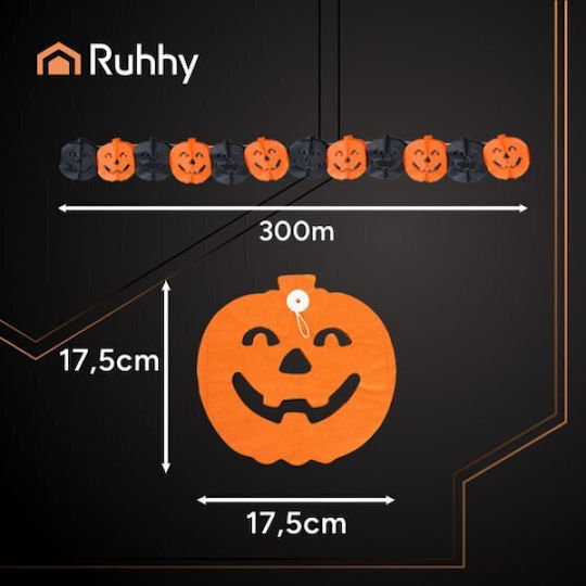 De carnaval Ghirlande Portocalie pentru Halloween 1buc