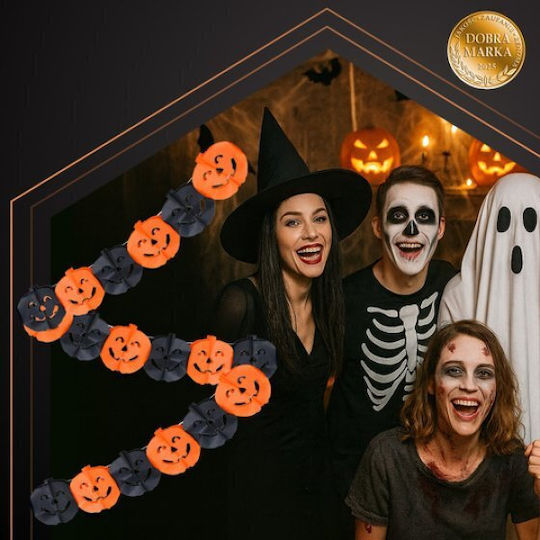 De carnaval Ghirlande Portocalie pentru Halloween 1buc