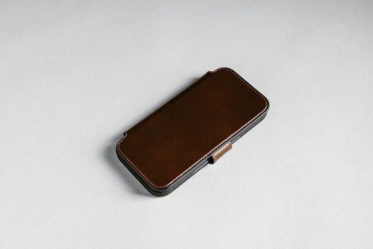 Nomad Wallet Piele / Silicon 2mm Maro (iPhone 17 Pro Max)