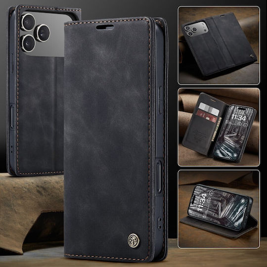 Caseme 013 Retro Book Μαύρο (iPhone 17 Pro)