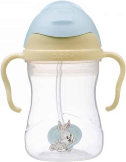 B.Box Căniță pentru copii Sippy Cup din Plastic Bej 240ml pentru 6m+m+