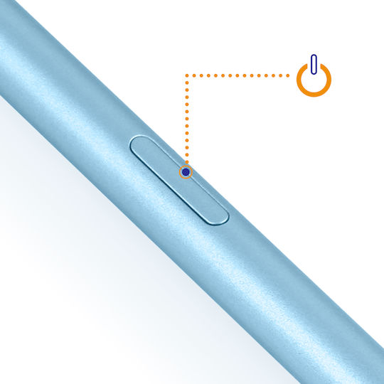 Avizar Touch Stylus for Samsung Galaxy Tab S10 in Light Blue color STYL-217794