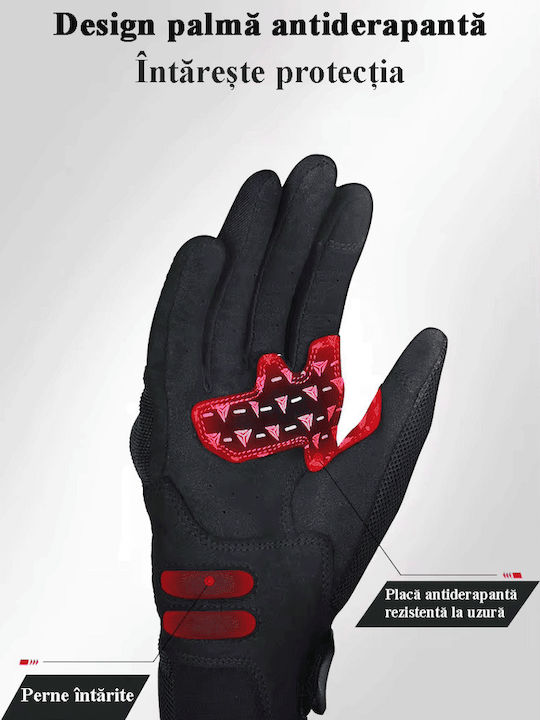Motowolf MDL0322B De vară De damă Mănuși de motocicletă Negre