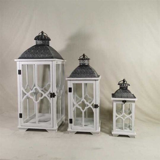 Dream House Laterne Set Weiß 3Stück Dream House Laterne Set Weiß 3Stück