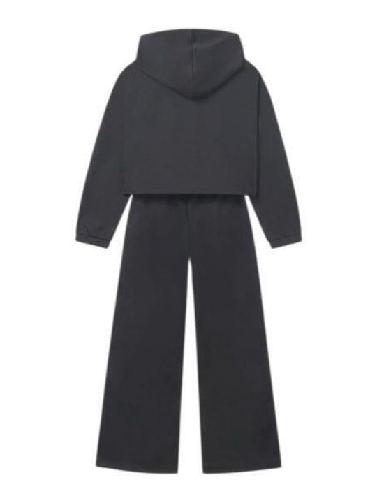 Kids Sweatpants Set Black 2pcs