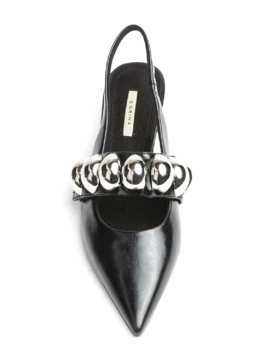 Pumps mit Riemchen Schwarz