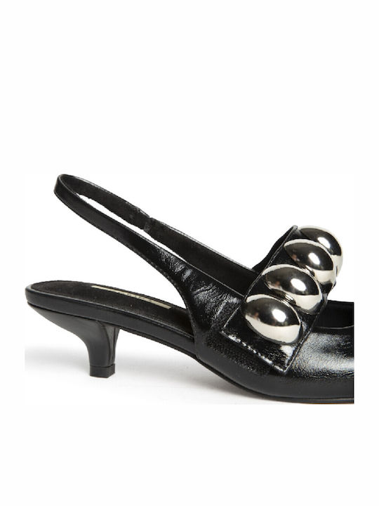 Pumps mit Riemchen Schwarz