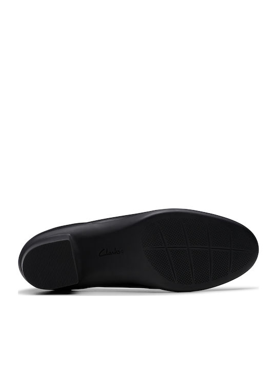 Leder Pumps Schwarz
