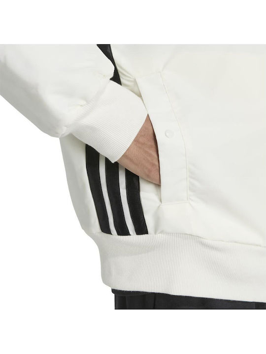 Stadium Jacke Bomber Weiß