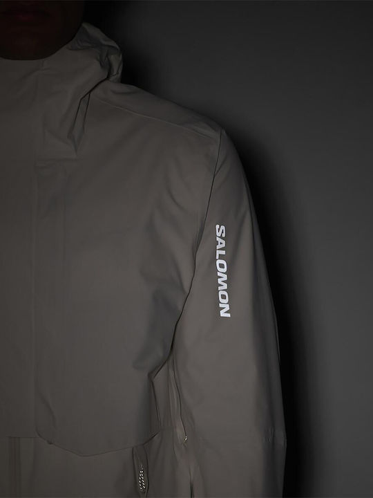 Sportjacke Wasserdicht Ecru