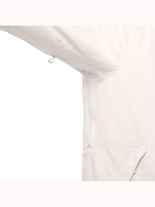 Sportjacke Wasserdicht Ecru