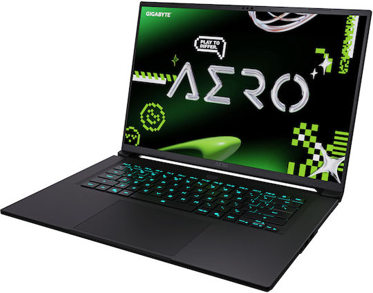 Gigabyte AERO X16 1TH93EE894AH 16" IPS QHD+ 165Hz (Ryzen AI 300 Series-7 350/16GB/1TB SSD/GeForce RTX 5050/W11 Home) Космическо сиво (US Клавиатура)