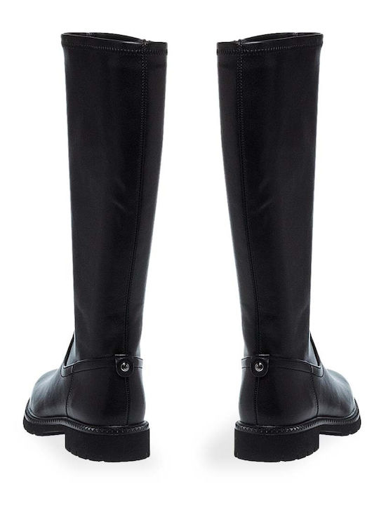 Women's Boots with Zipper Black