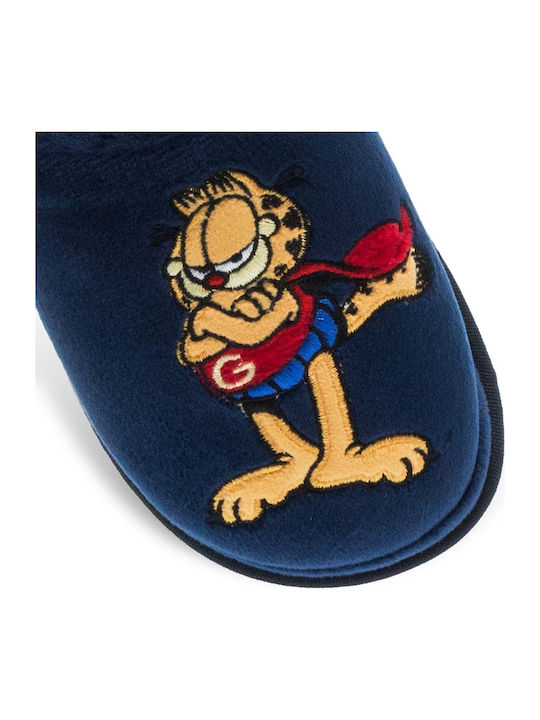 Garfield Χειμερινές Γυναικείες Παντόφλες Μπλε
