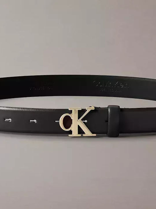 Кожена Дамски Колан Черен