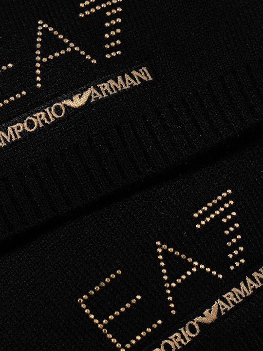 Beanie Beanie Knitted in Black color
