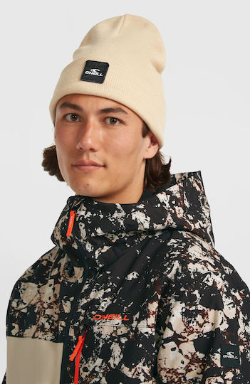 Beanie Unisex Beanie Knitted in Beige color